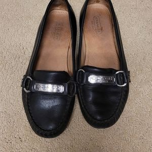 Coach leather loafers